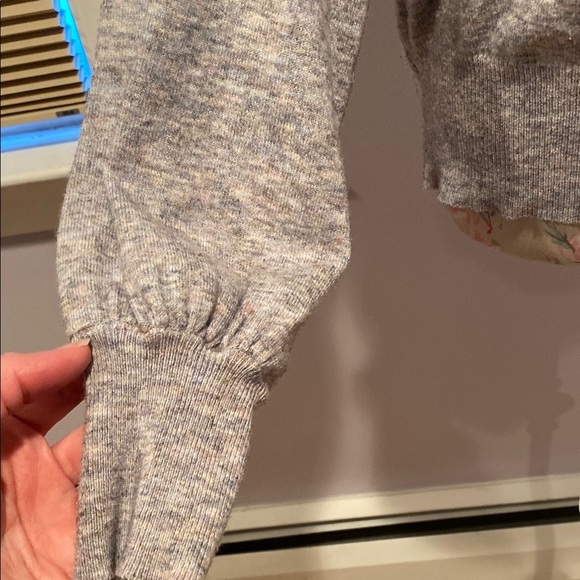 Ella Moss Gray Crew Neck Sweater - Picture 3 of 9